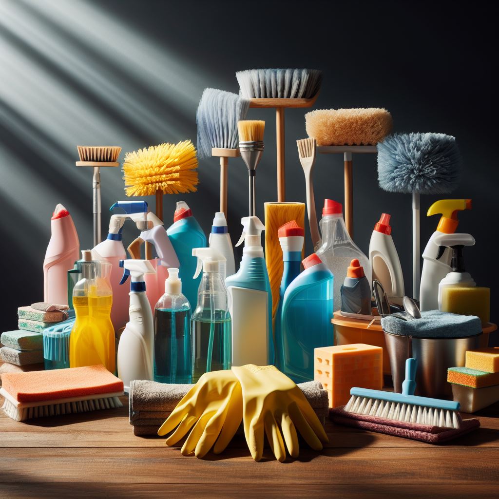 Cleaning supplies